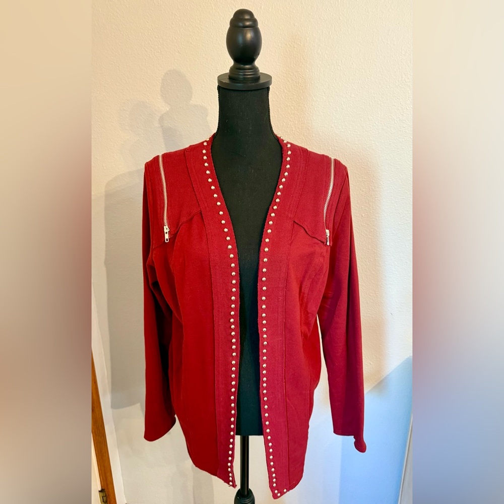 Vocal Burgundy Blazer size XL